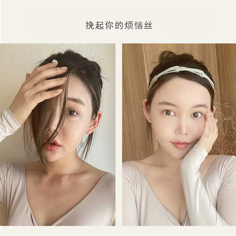 Retractable Black Hair Grottoes Toothed Non-Slip Headband — feature 13