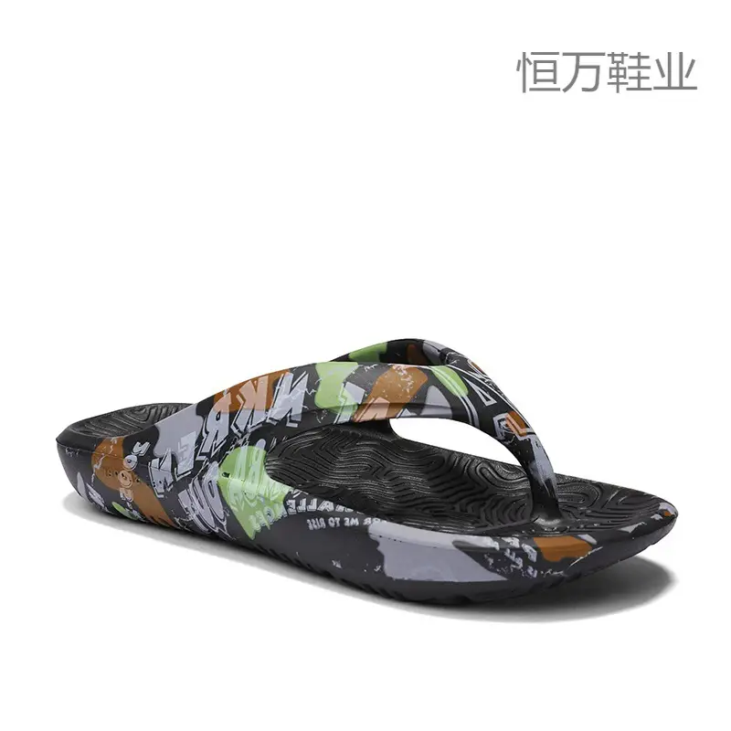 Men's flip flops from Fujian manufacturers summer outdoor wear non-slip trendy flip-flops sports casual platform fans - Image 6