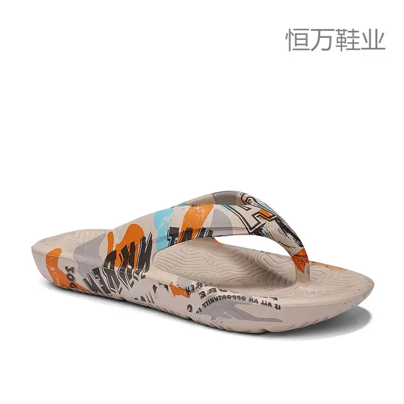 Men's flip flops from Fujian manufacturers summer outdoor wear non-slip trendy flip-flops sports casual platform fans - Image 7