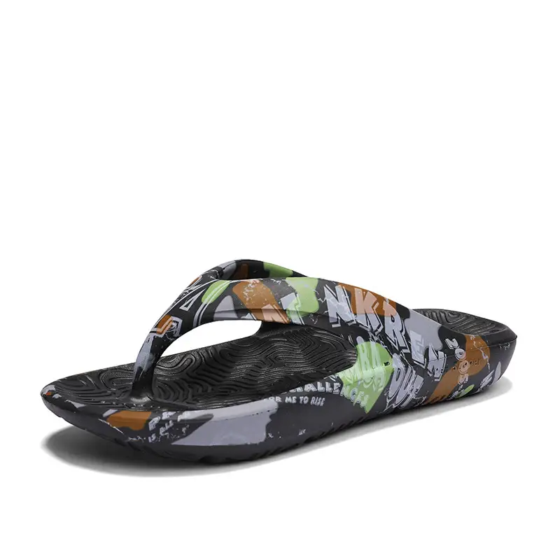 Men's flip flops from Fujian manufacturers summer outdoor wear non-slip trendy flip-flops sports casual platform fans