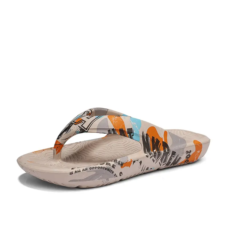Men's flip flops from Fujian manufacturers summer outdoor wear non-slip trendy flip-flops sports casual platform fans - Image 3