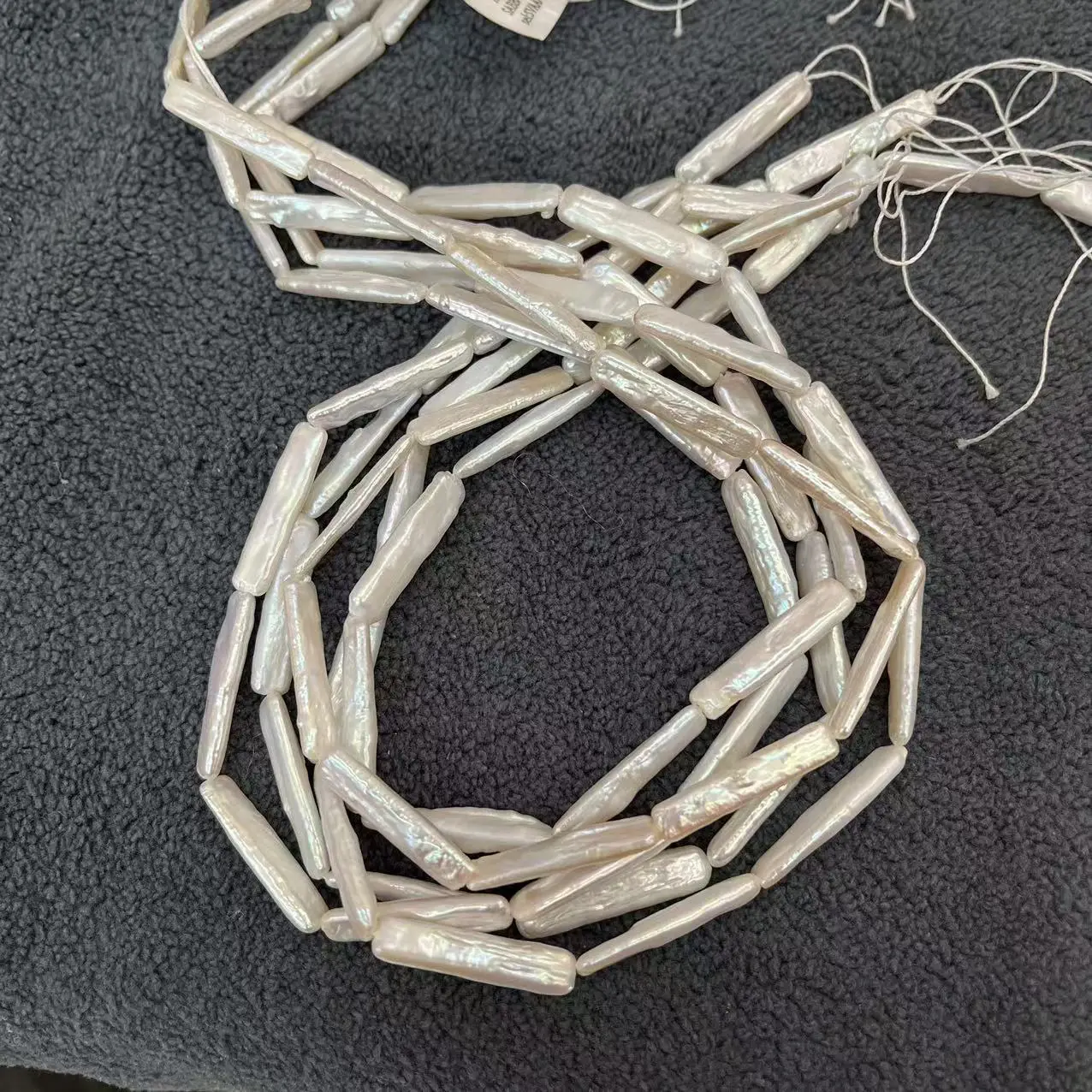 Silver Pearl Necklace Bracelet 5x24MM Wholesale — feature 6