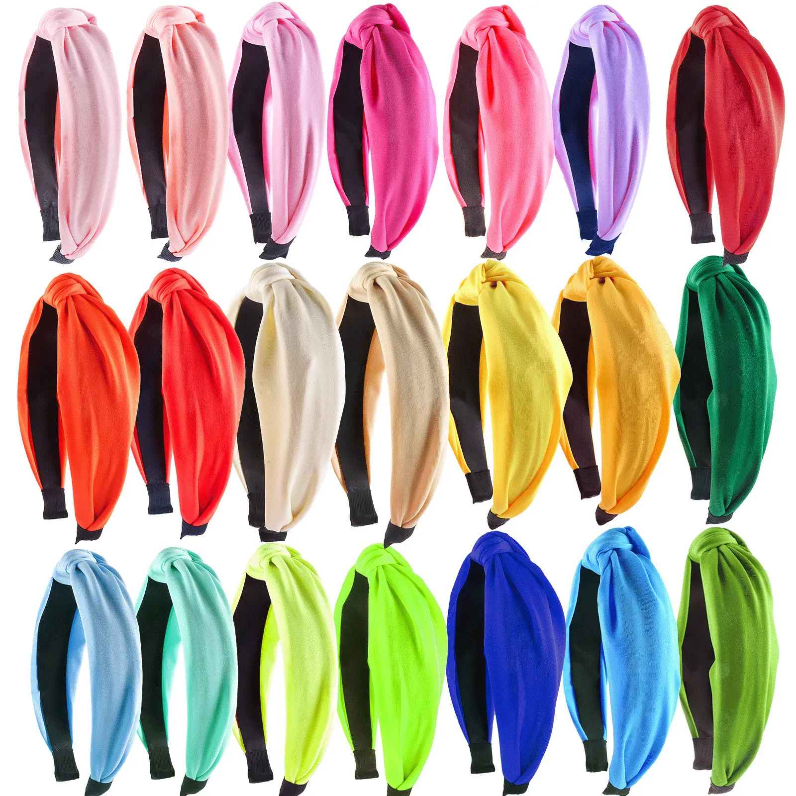 New Knotted Headband Women's Fresh Colorful Fabric — feature 1