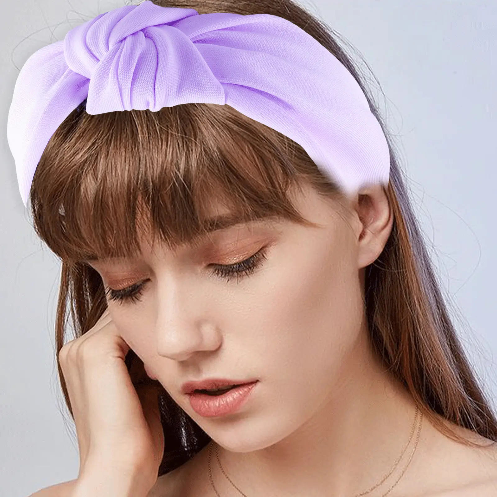 New Knotted Headband Women's Fresh Colorful Fabric — feature 7