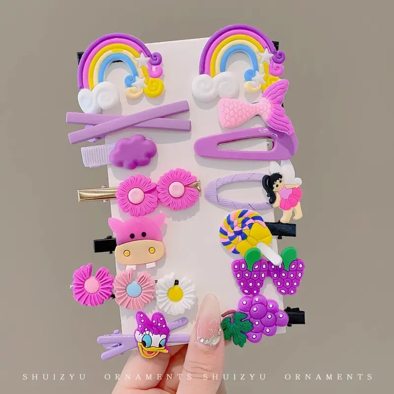Cute Baby Hair Clips for Girls - 12 Colors & 12 Sizes - Image 22