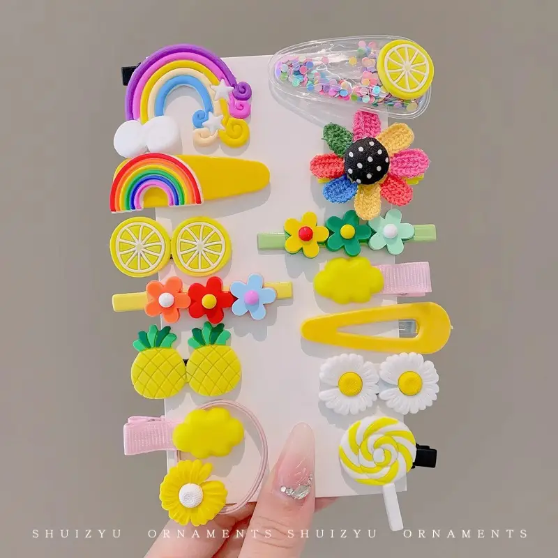 Cute Baby Hair Clips for Girls - 12 Colors & 12 Sizes - Image 23