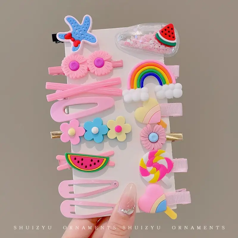 Cute Baby Hair Clips for Girls - 12 Colors & 12 Sizes - Image 25