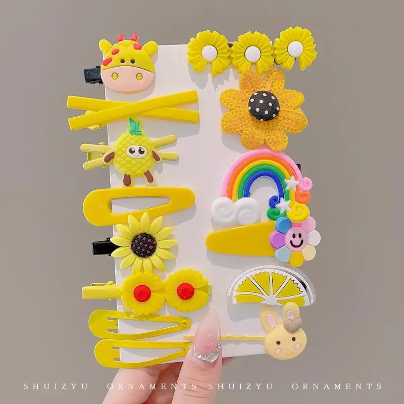 Cute Baby Hair Clips for Girls - 12 Colors & 12 Sizes - Image 28
