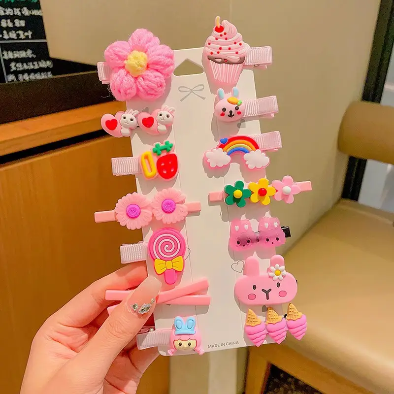 Cute Baby Hair Clips for Girls - 12 Colors & 12 Sizes - Image 42