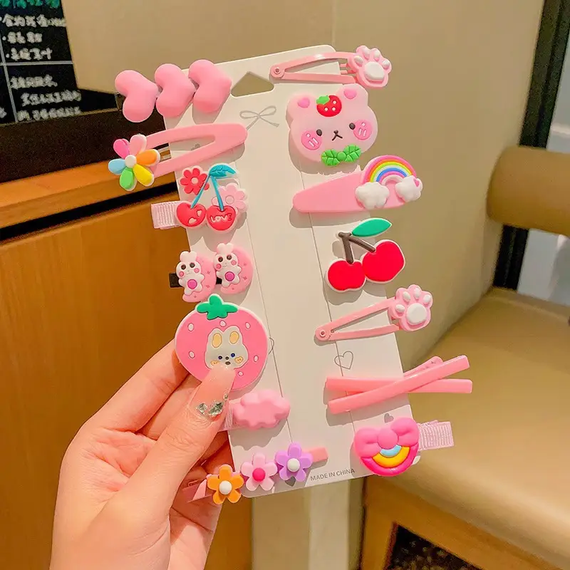 Cute Baby Hair Clips for Girls - 12 Colors & 12 Sizes - Image 44