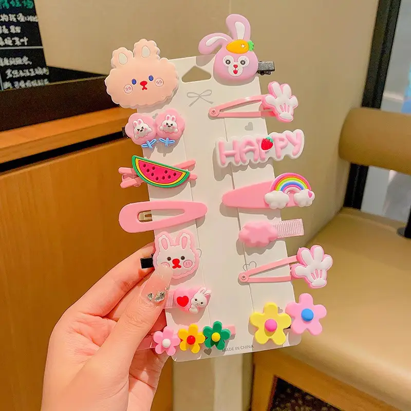 Cute Baby Hair Clips for Girls - 12 Colors & 12 Sizes - Image 46