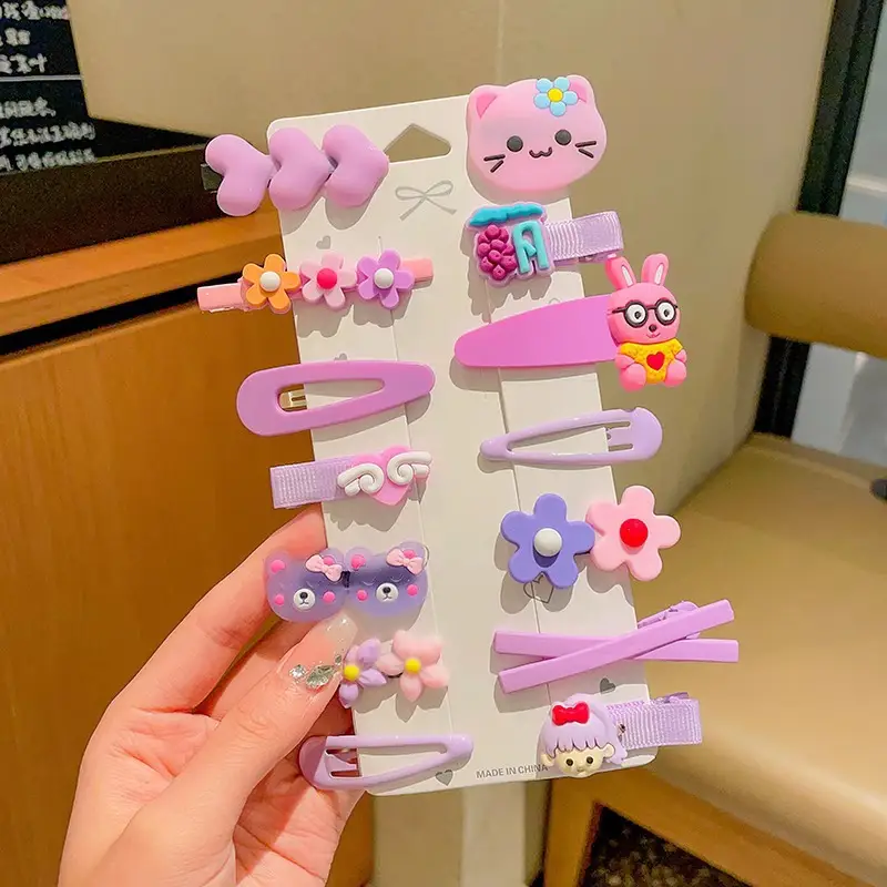Cute Baby Hair Clips for Girls - 12 Colors & 12 Sizes - Image 48