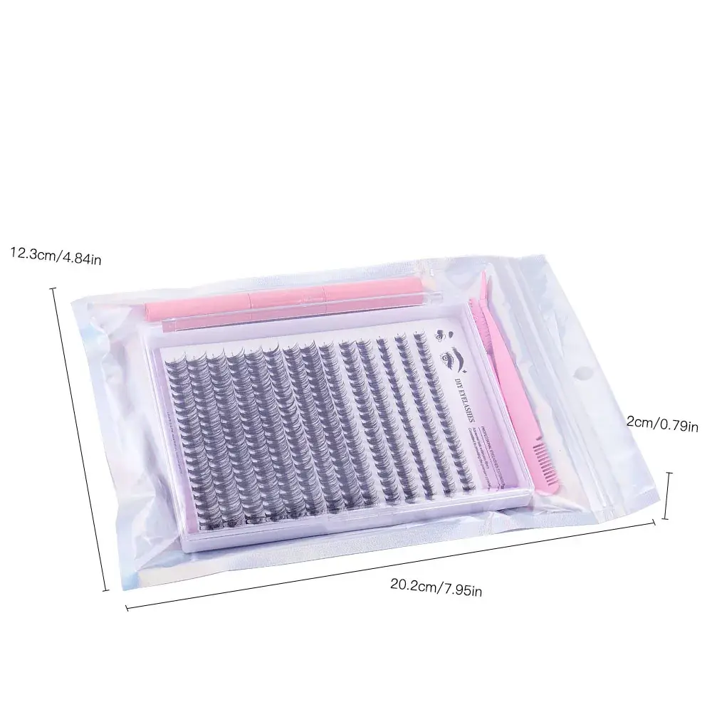 30P D-Curved False Eyelashes 8-16mm DIY Grafted
