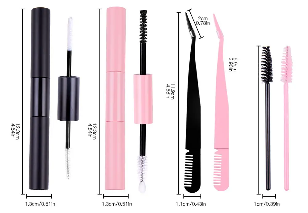 30P D-Curved False Eyelashes 8-16mm DIY Grafted — feature 11