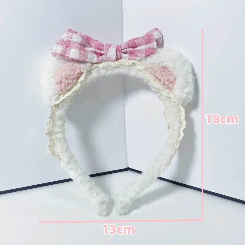 Plush Panda Headband with Face Mask for Women - Image 101