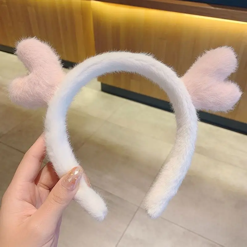 Plush Panda Headband with Face Mask for Women - Image 104
