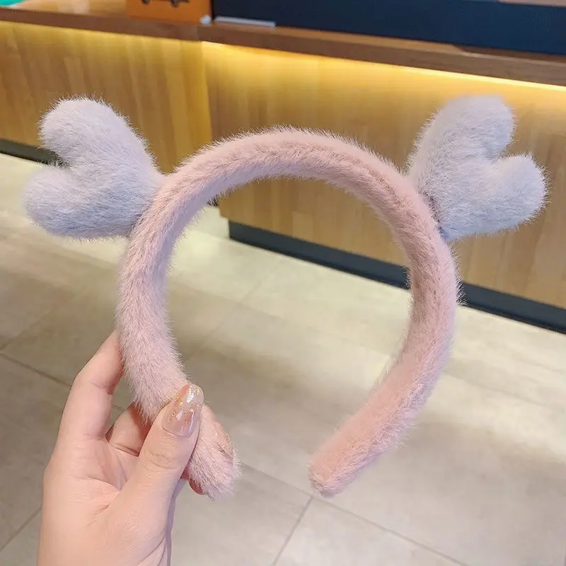 Plush Panda Headband with Face Mask for Women - Image 106