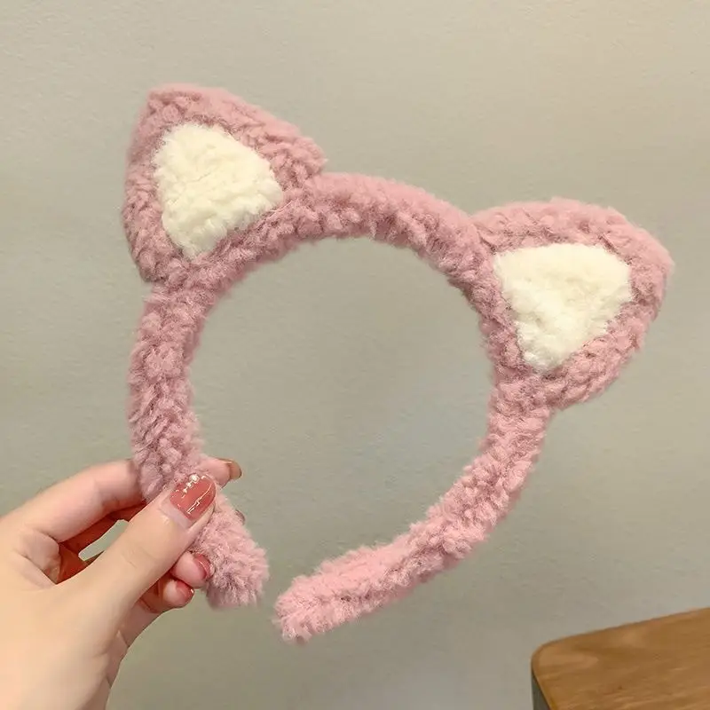 Plush Panda Headband with Face Mask for Women - Image 108