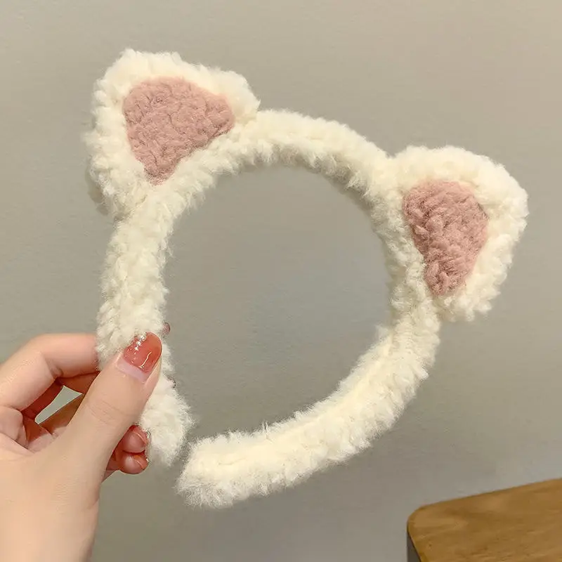 Plush Panda Headband with Face Mask for Women - Image 109