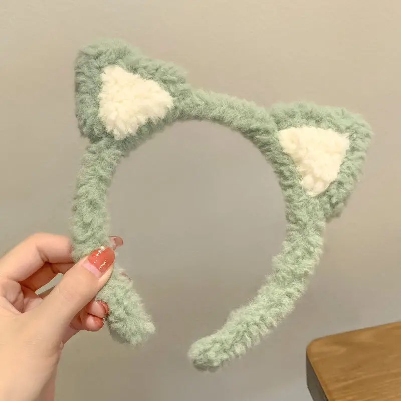Plush Panda Headband with Face Mask for Women - Image 110
