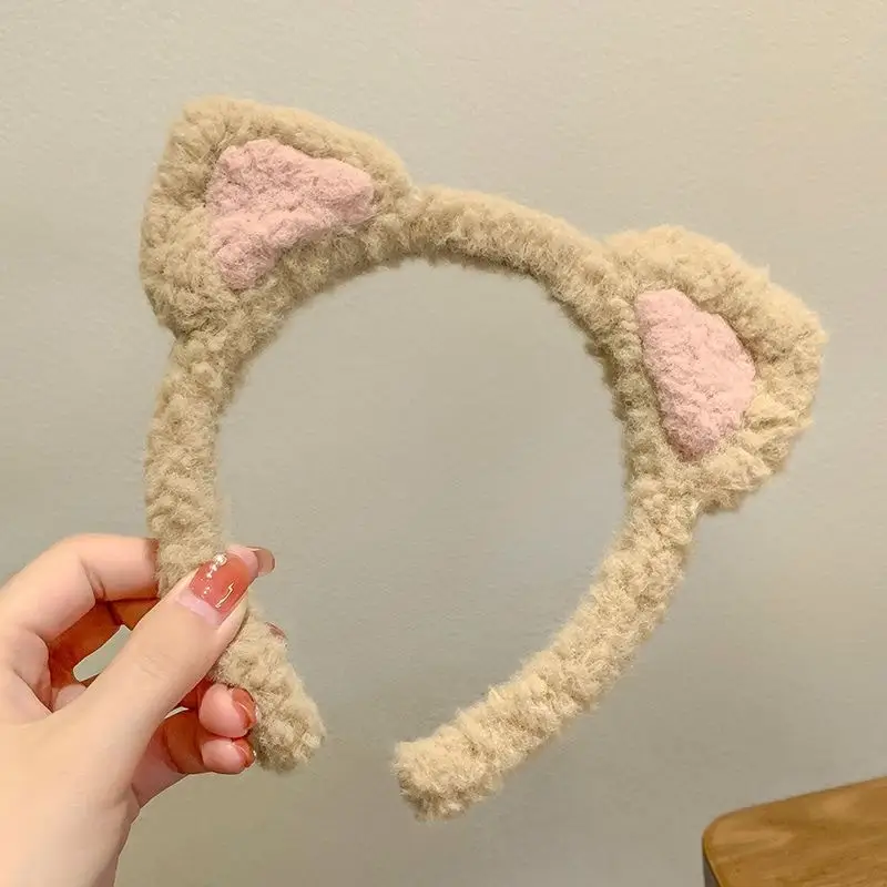 Plush Panda Headband with Face Mask for Women - Image 113