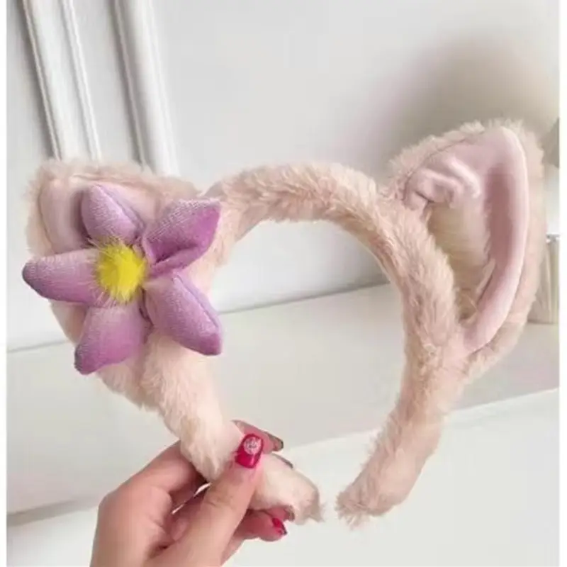 Plush Panda Headband with Face Mask for Women - Image 115