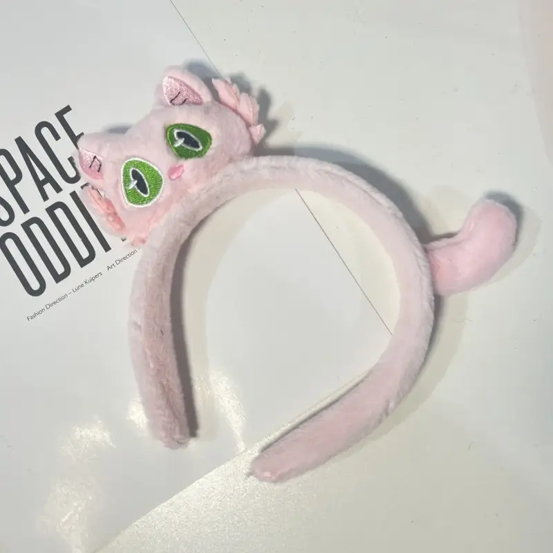 Plush Panda Headband with Face Mask for Women - Image 123