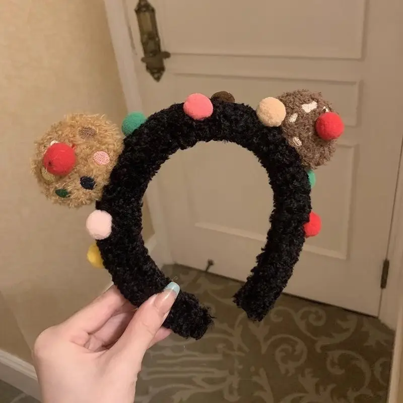 Plush Panda Headband with Face Mask for Women - Image 137