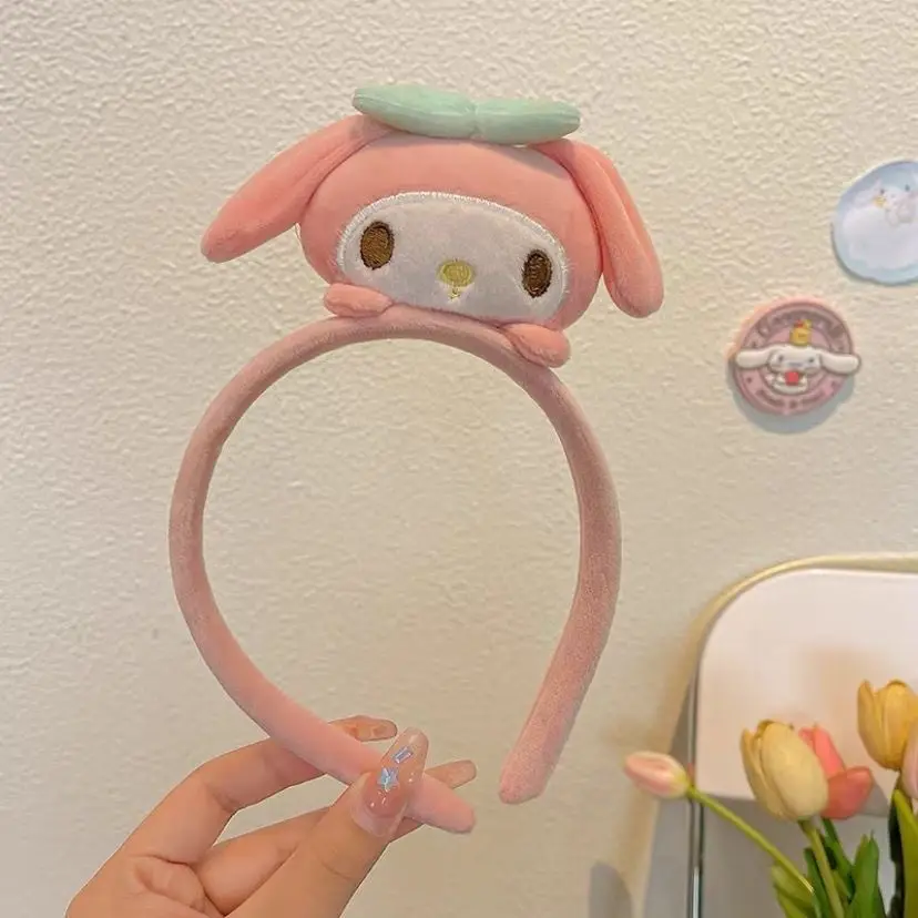 Plush Panda Headband with Face Mask for Women - Image 57