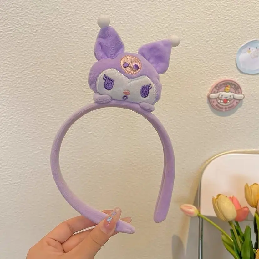 Plush Panda Headband with Face Mask for Women - Image 59