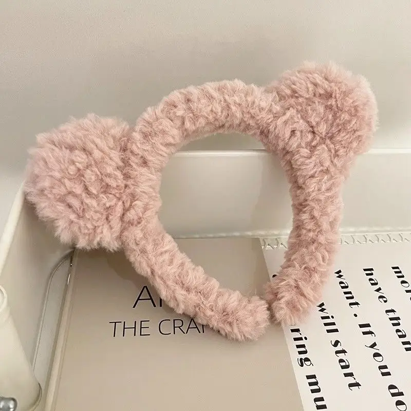 Plush Panda Headband with Face Mask for Women - Image 67