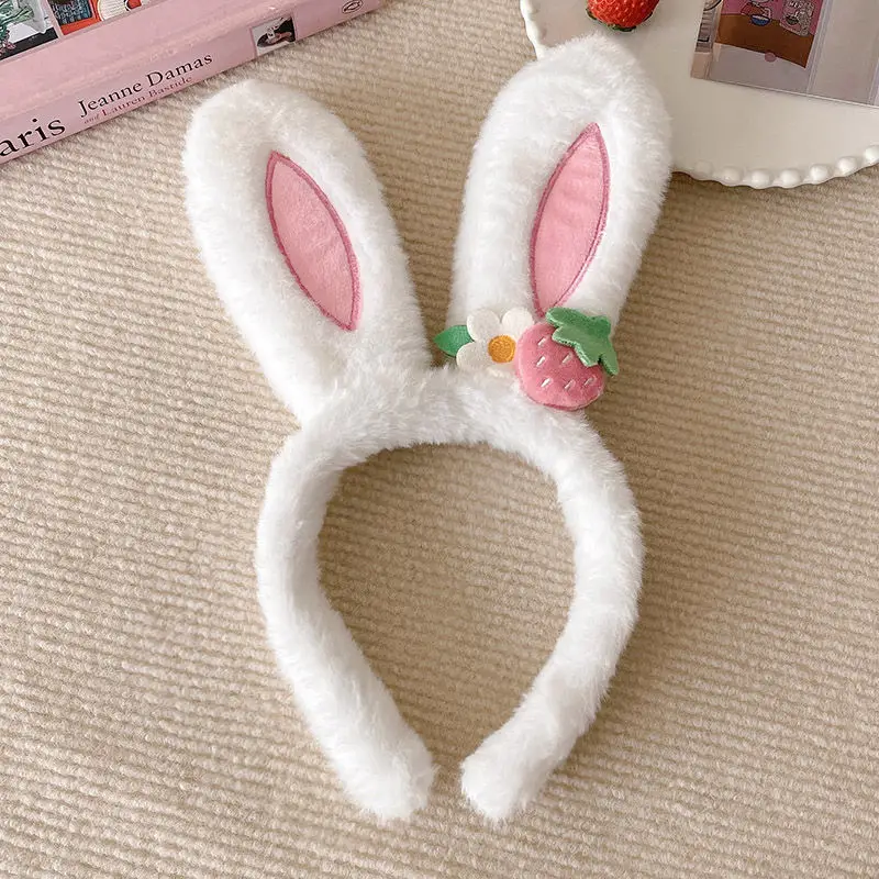 Plush Panda Headband with Face Mask for Women - Image 70