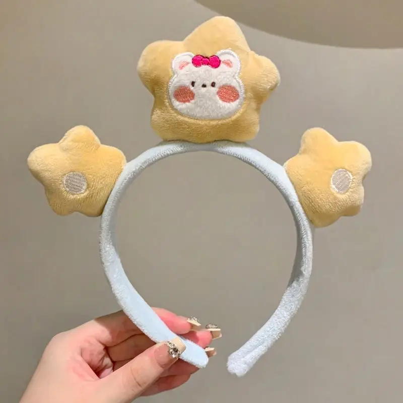 Plush Panda Headband with Face Mask for Women - Image 82