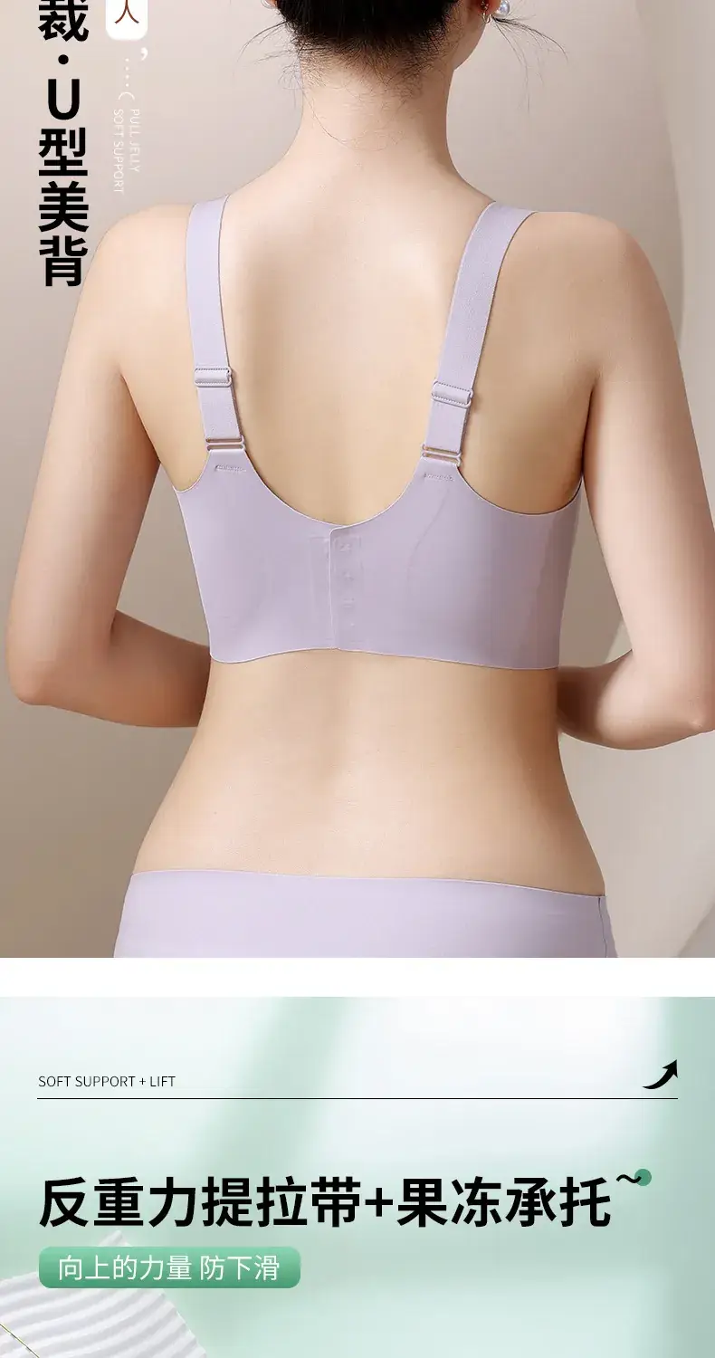 2024 Red Lifting Soft Support Seamless Push-Up Adjustable Underwear Plus Size — feature 16