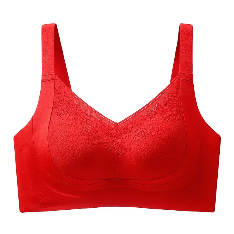 2024 Red Lifting Soft Support Seamless Push-Up Adjustable Underwear Plus Size