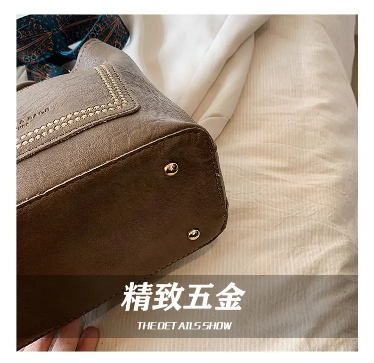 Women Retro Brown Shoulder Messenger Bag 2023 — feature 10