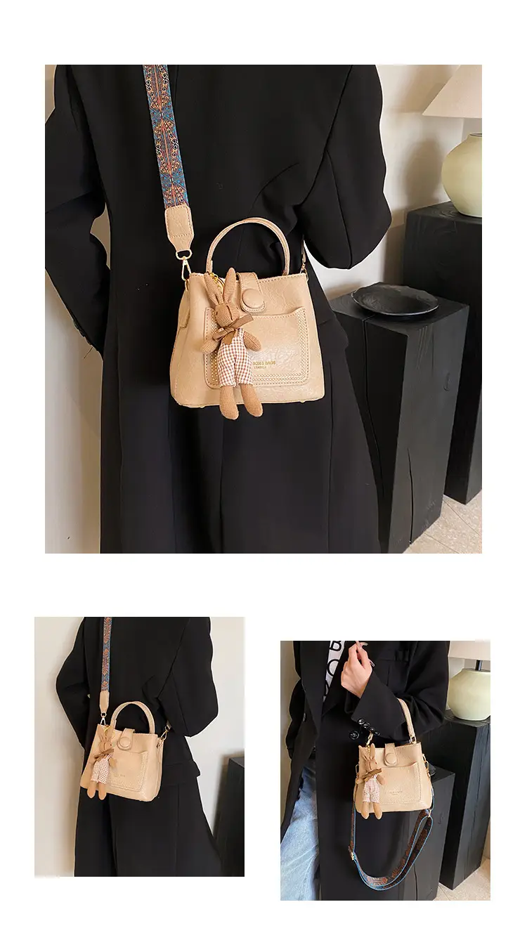 Women Retro Brown Shoulder Messenger Bag 2023 — feature 5