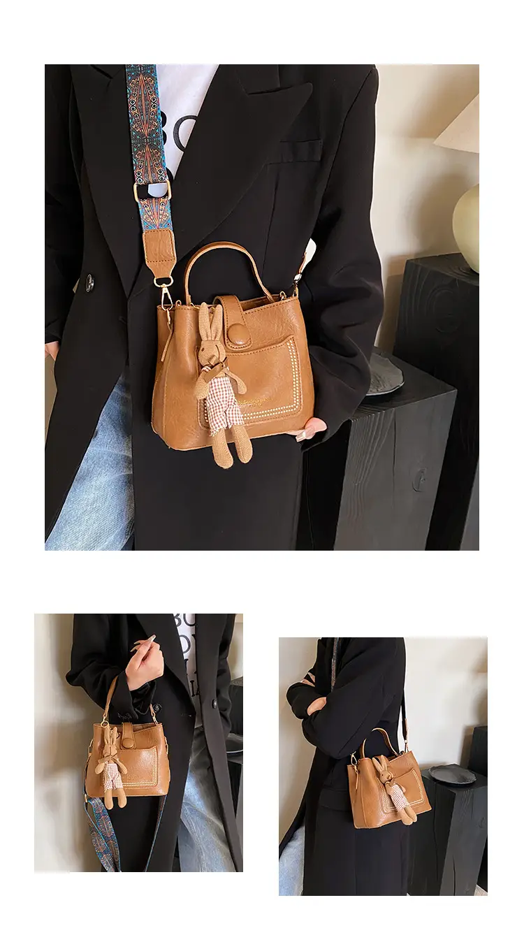 Women Retro Brown Shoulder Messenger Bag 2023 — feature 6