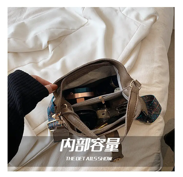Women Retro Brown Shoulder Messenger Bag 2023 — feature 9