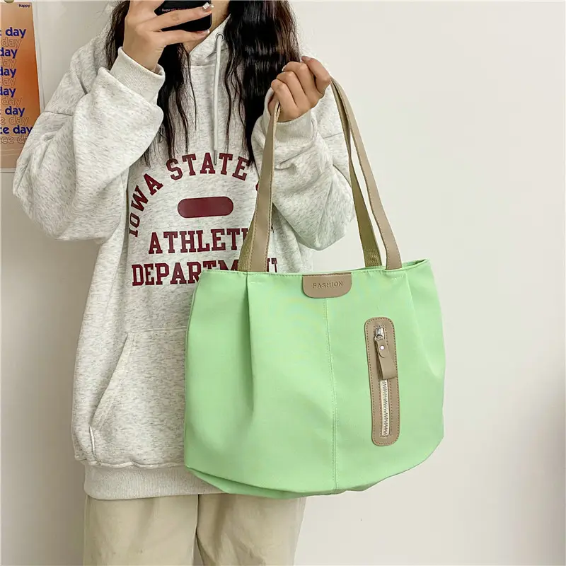 Women's Nylon Shoulder Bag Large Capacity Japanese Style