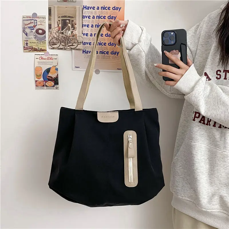 Women's Nylon Shoulder Bag Large Capacity Japanese Style