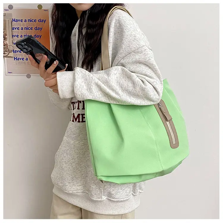 Women's Nylon Shoulder Bag Large Capacity Japanese Style — feature 5