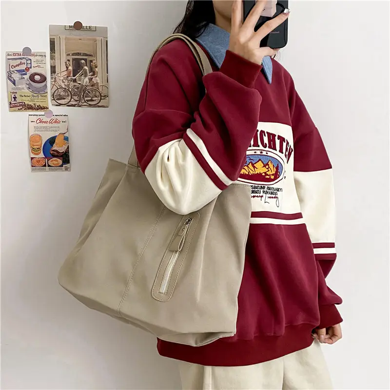 Women's Nylon Shoulder Bag Large Capacity Japanese Style