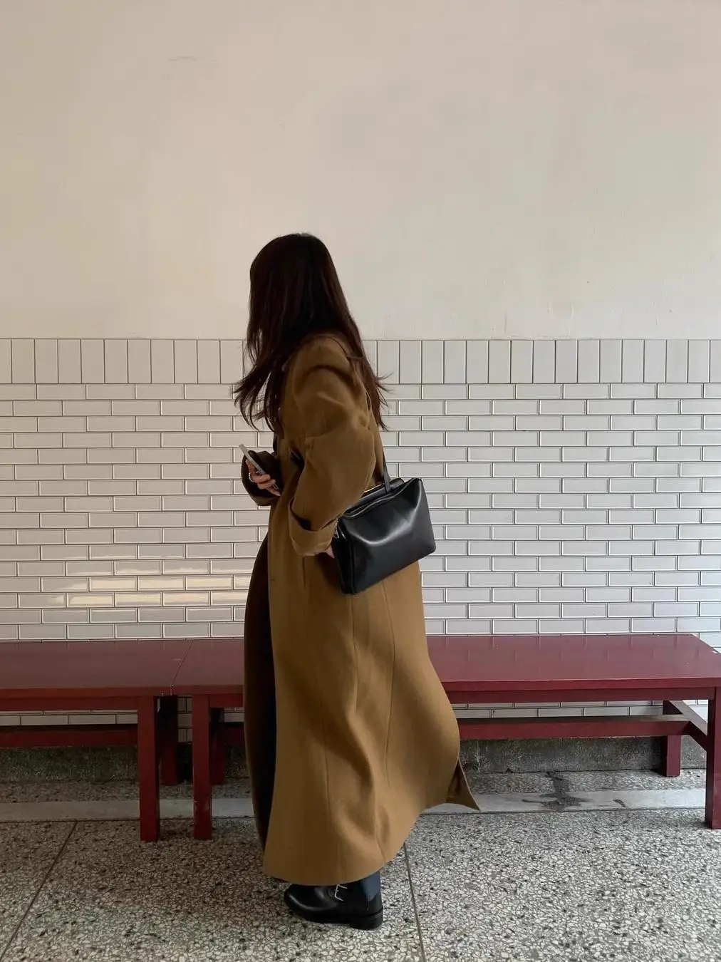 Red Crossbody Shoulder Bag for Women