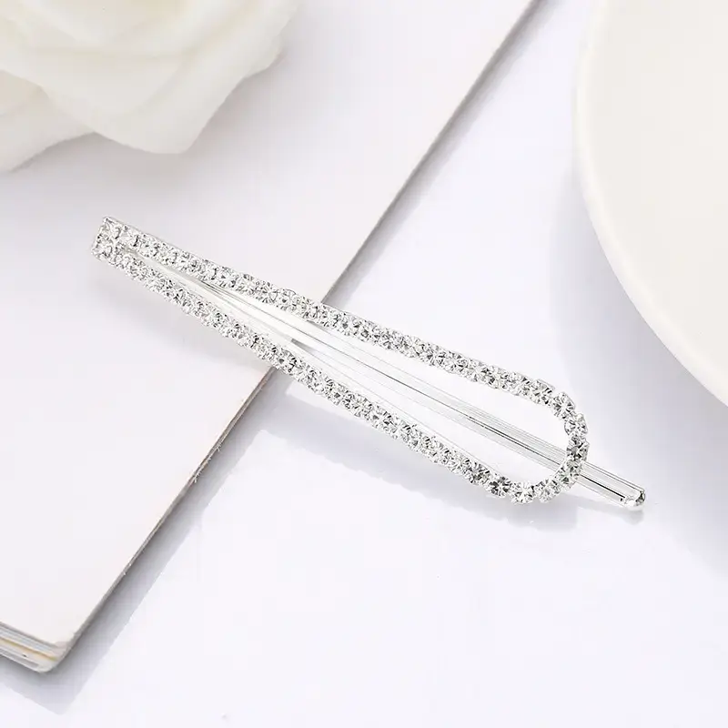 Korean Rhinestone Hairpin Clip for Women