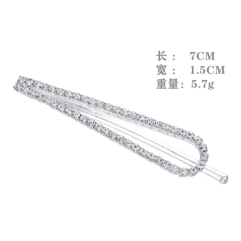 Korean Rhinestone Hairpin Clip for Women