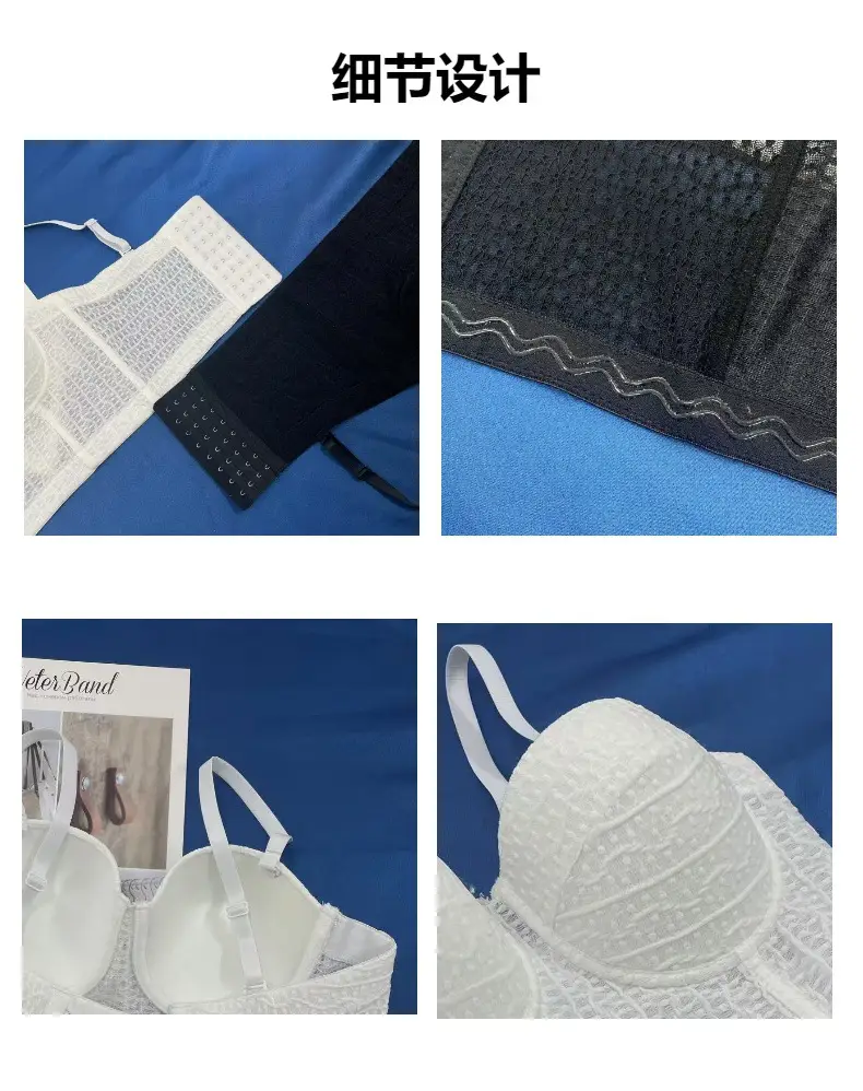 Black Crossbody Bra for Women Breathable Lightweight — feature 4
