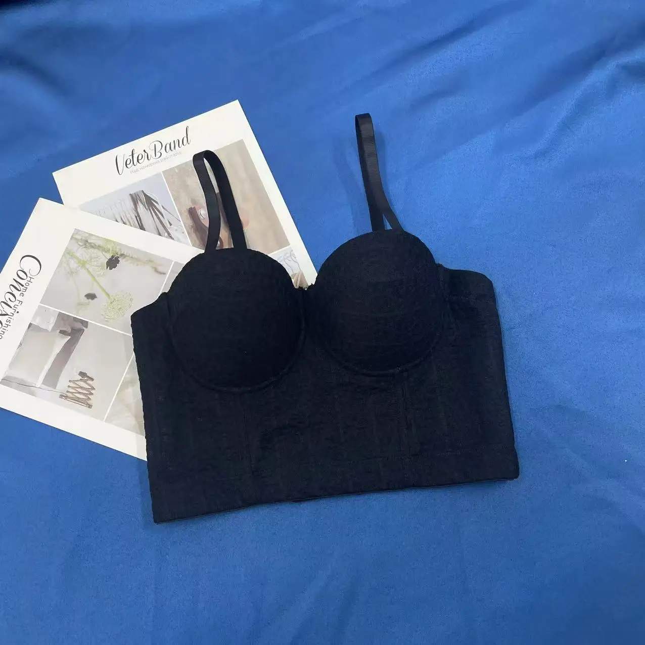 Black Crossbody Bra for Women Breathable Lightweight — feature 7
