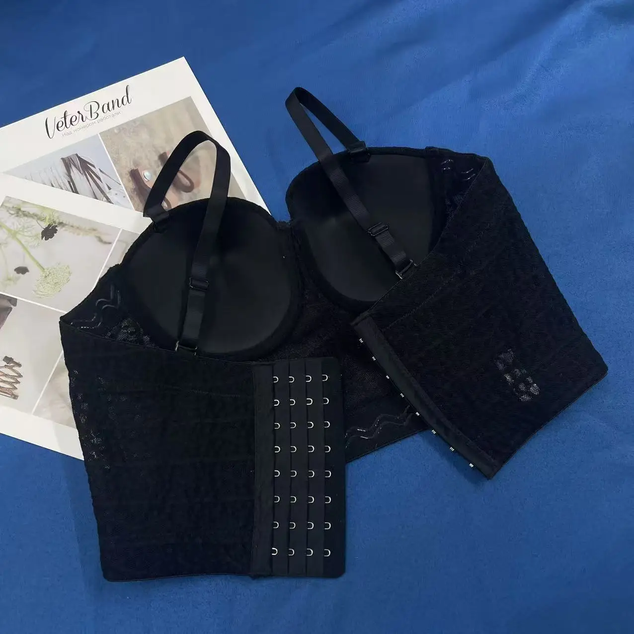 Black Crossbody Bra for Women Breathable Lightweight — feature 8
