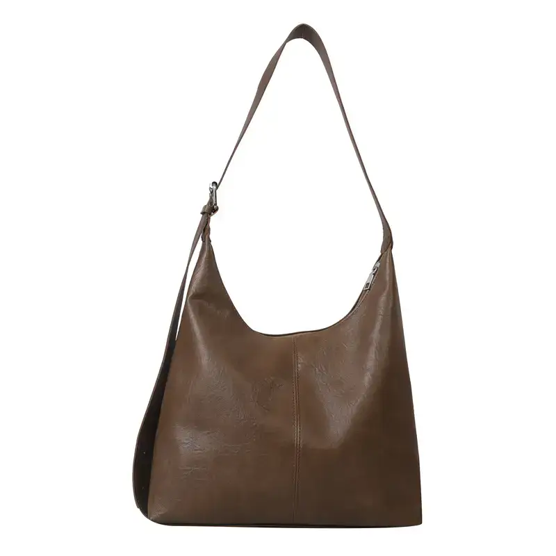 Brown Canvas Shoulder Bag for Women 2022 - Image 8